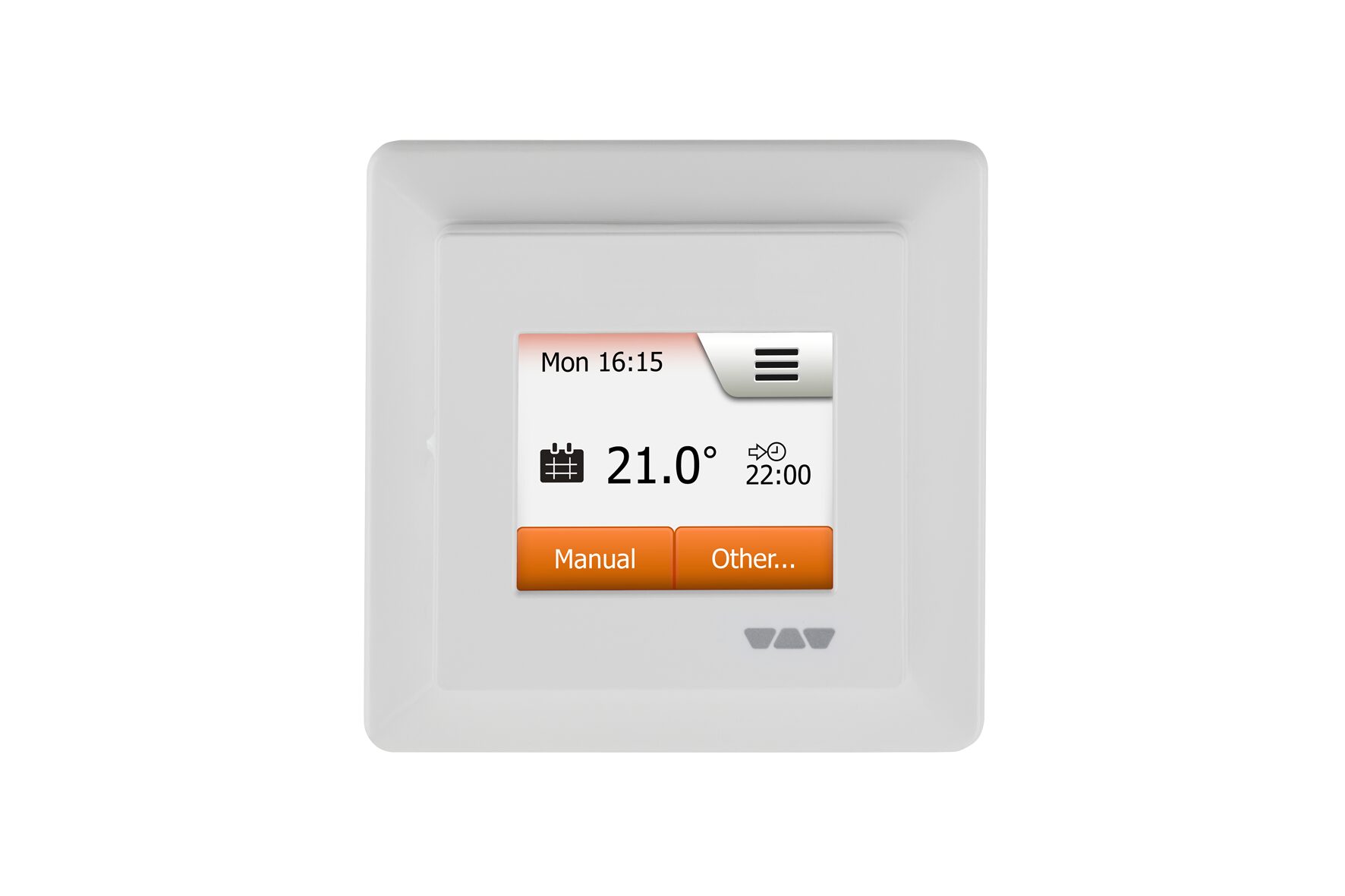 Schlüter DHERT2/BW Temperaturregler Ditra-Heat-E-R Touchscreen mit zwei Fernfühlern  Schlüter DHERT2/BW Temperaturregler Ditra-Heat-E-R Touchscreen mit zwei Fernfühlern