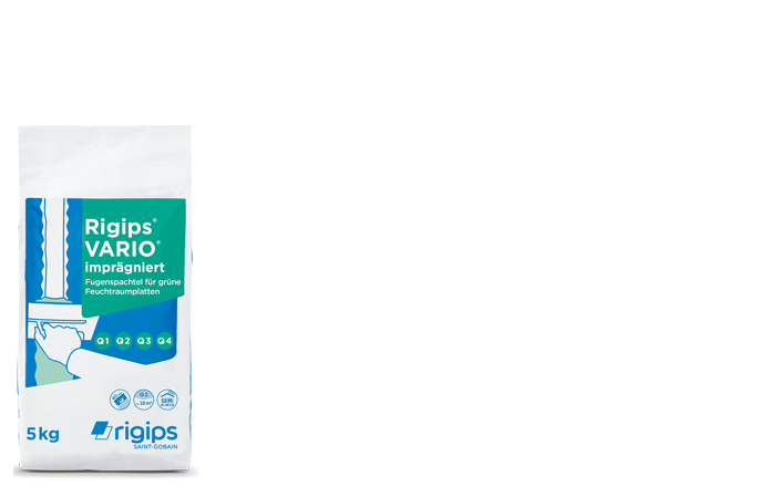 Rigips Fugenspachtel Vario imprägniert 5 kg/Btl  Rigips Fugenspachtel Vario imprägniert 5 kg/Btl