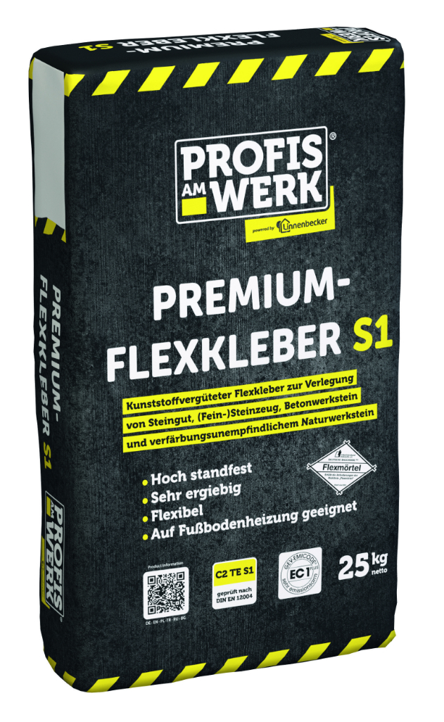 Profis am Werk 362121 Premium-Flexkleber 25 kg Sack S1  Profis am Werk 362121 Premium-Flexkleber 25 kg Sack S1