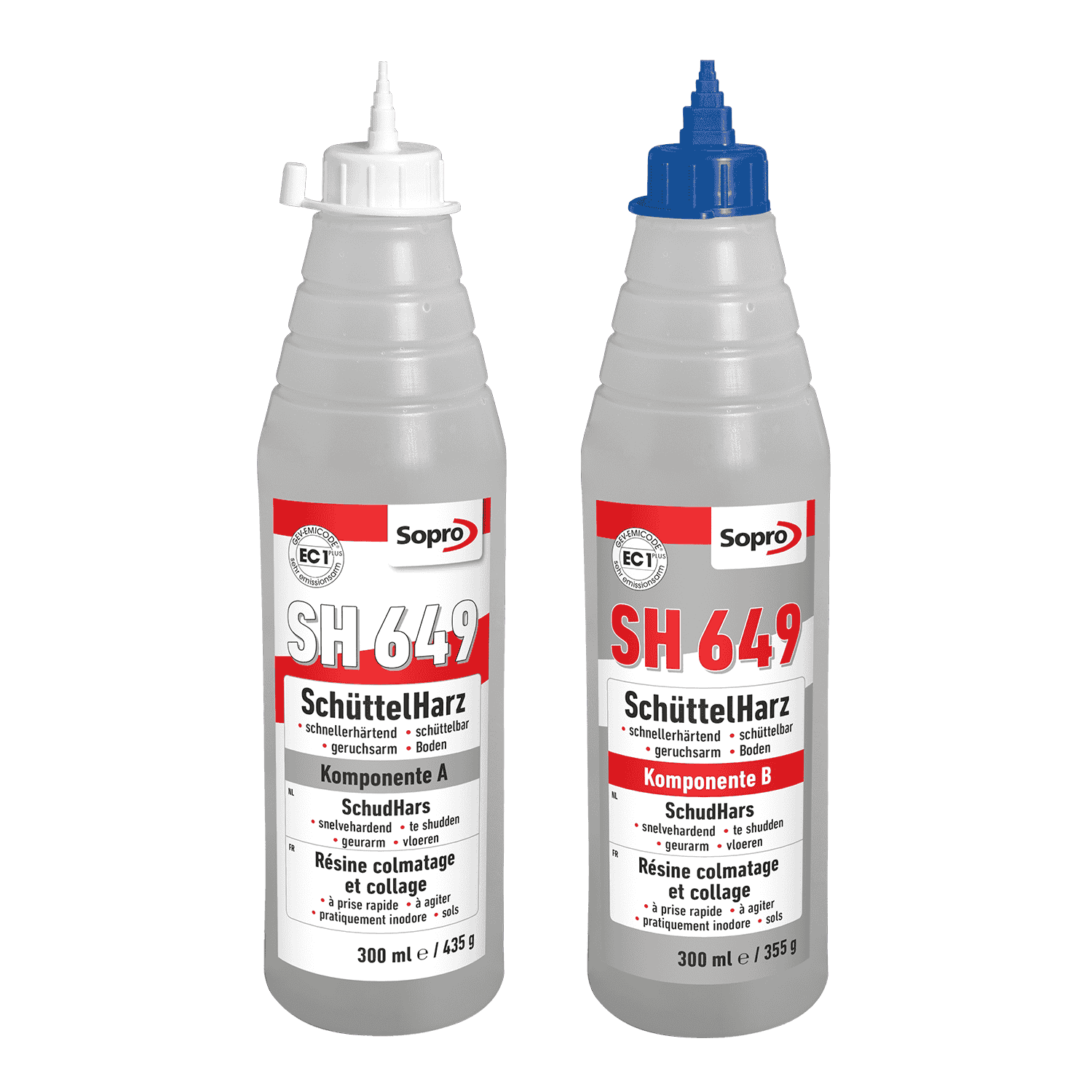 Sopro SchüttelHarz SH 649 0,6 Liter Kombigebinde  Sopro SchüttelHarz SH 649 0,6 Liter Kombigebinde