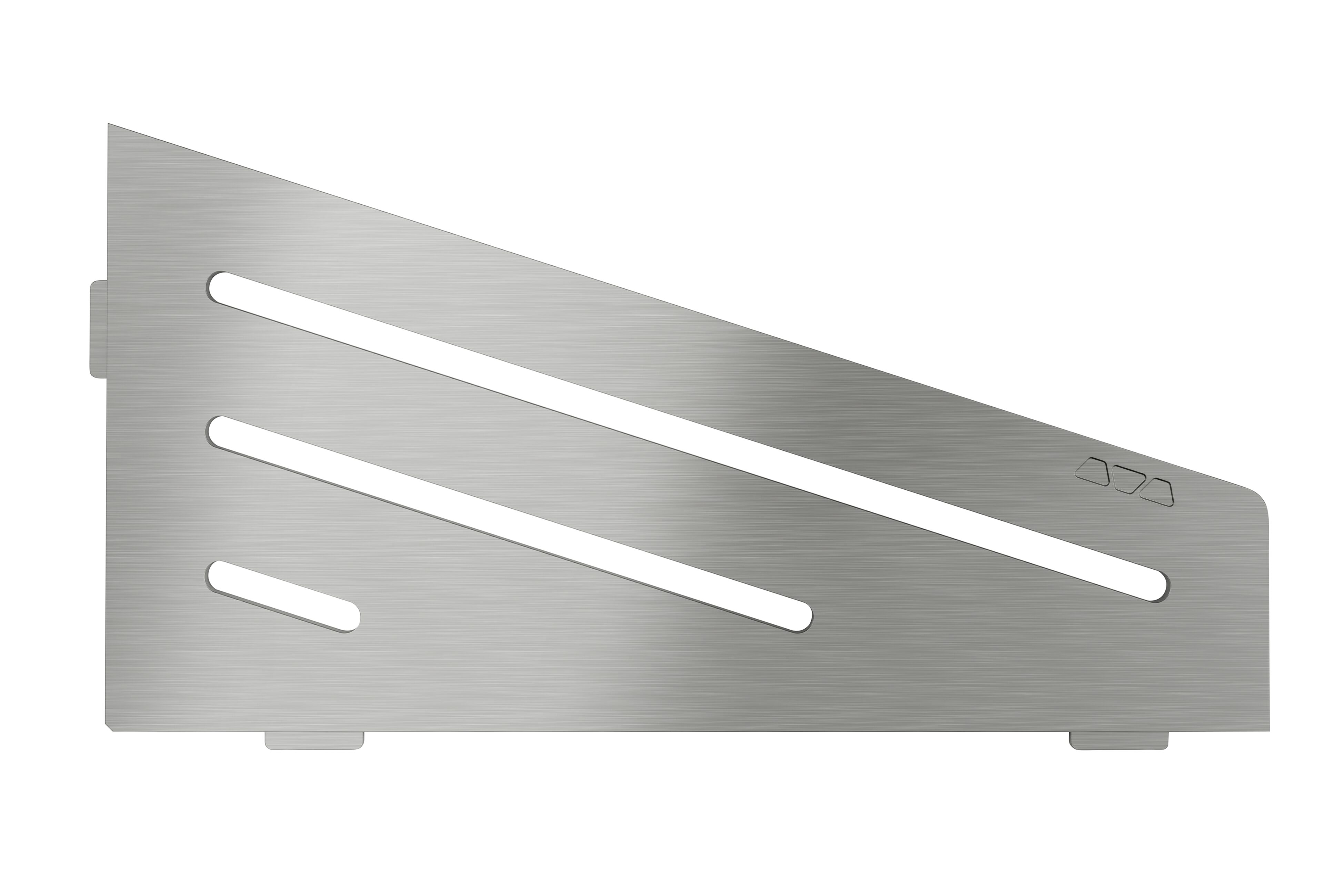 Schlüter SES3D10EB Shelf-E-S3 154x295mm Wave edelstahl gebürstet  Schlüter SES3D10EB Shelf-E-S3 154x295mm Wave edelstahl gebürstet