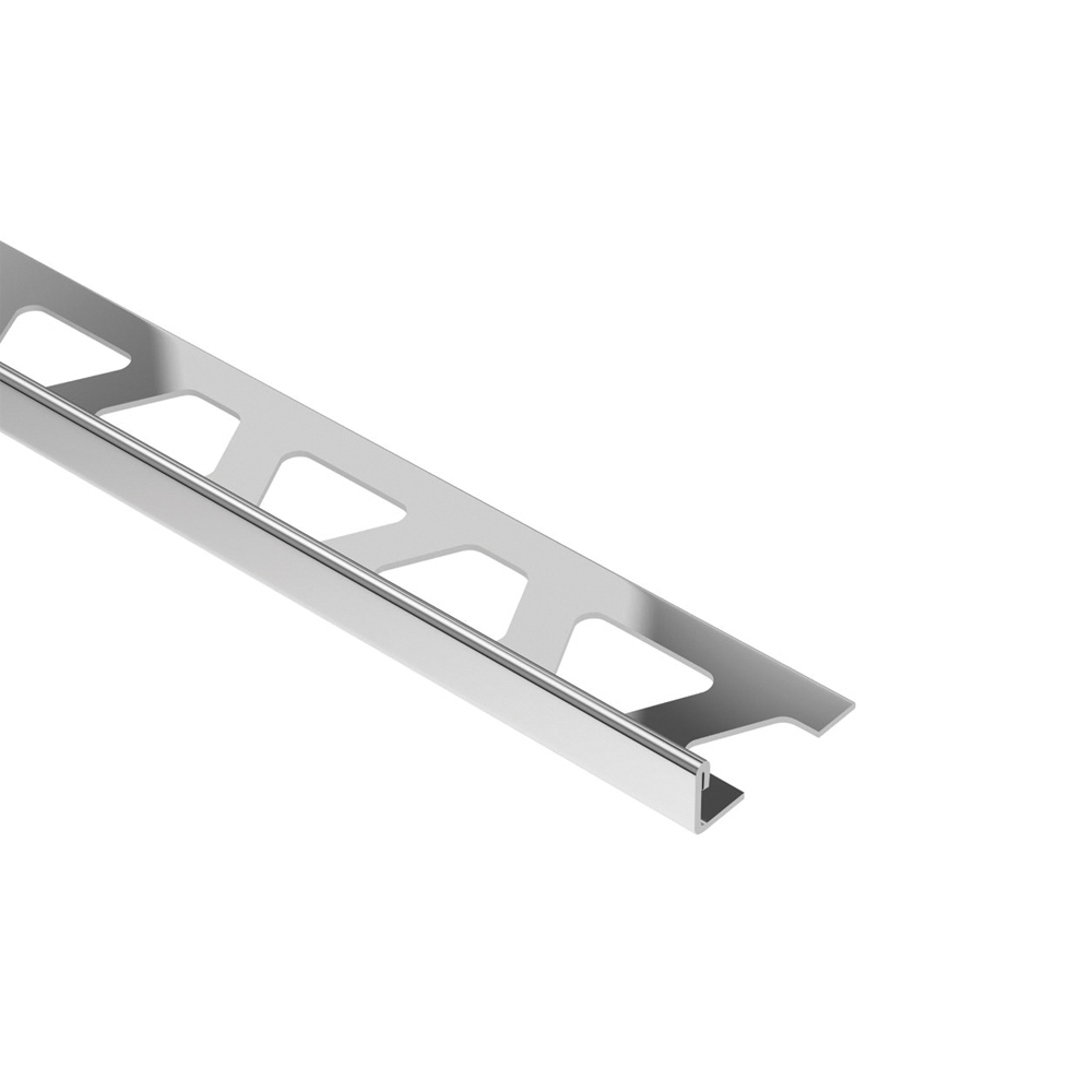 Schluter - SCHIENE - Moulure de bordure pour plancher acier inoxydable (V4) 9/16