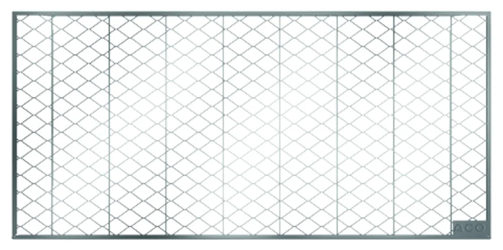 Aco Allround Lichtschachtrost 100x40cm Streckmetall begehbar  Aco Allround Lichtschachtrost 100x40cm Streckmetall begehbar