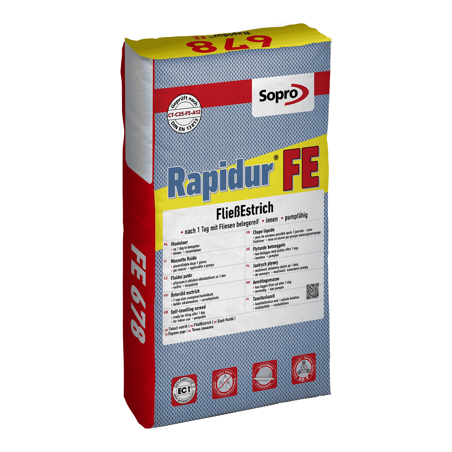 Sopro Rapidur FließEstrich FE 678 25 Kg Sack  Sopro Rapidur FließEstrich FE 678 25 Kg Sack
