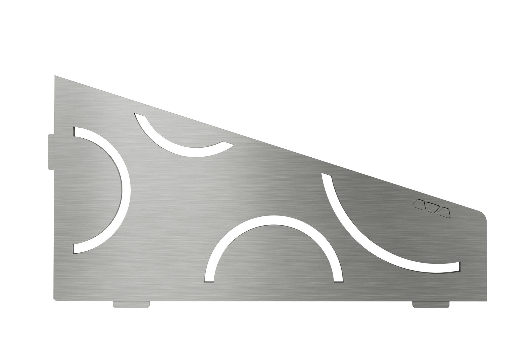Schlüter SES3D6EB Duschablage 154x295mm Shelf-E-S3 Design Curve edelstahl gebürstet 