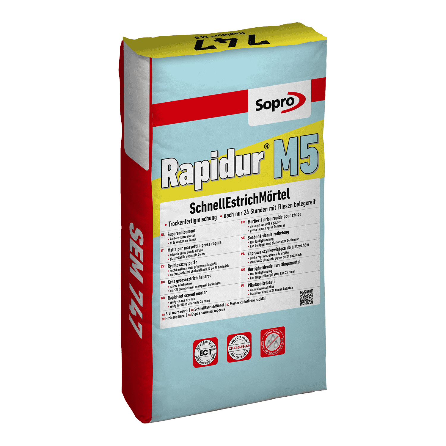 Sopro Rapidur M5 SchnellEstrichMörtel SEM 747 25 Kg Sack  Sopro Rapidur M5 SchnellEstrichMörtel SEM 747 25 Kg Sack