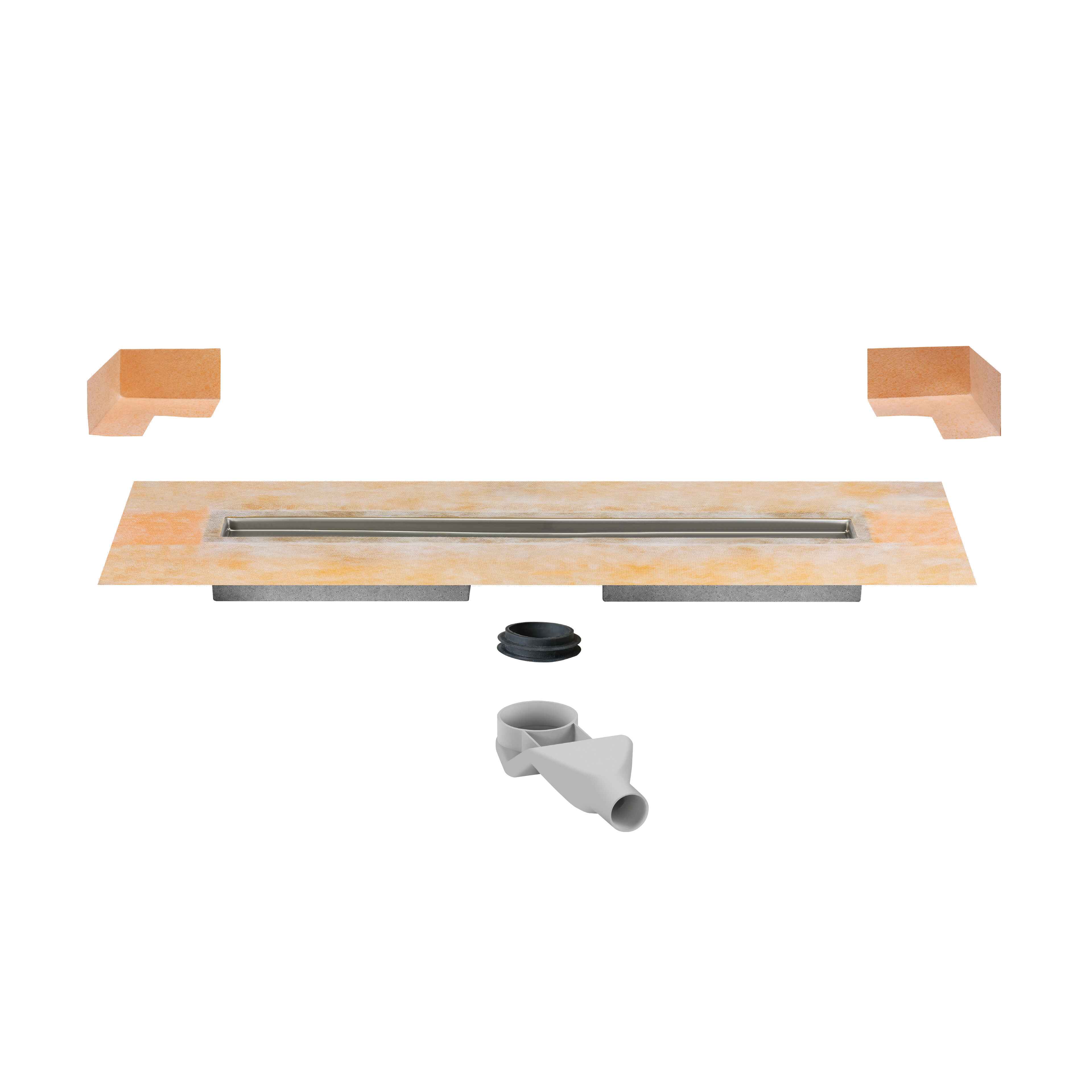 Schlüter KLF40GE80 Kerdi-Line-F 800mm hori.DN40  Geruchsver. front  Schlüter KLF40GE80 Kerdi-Line-F 800mm hori.DN40  Geruchsver. front