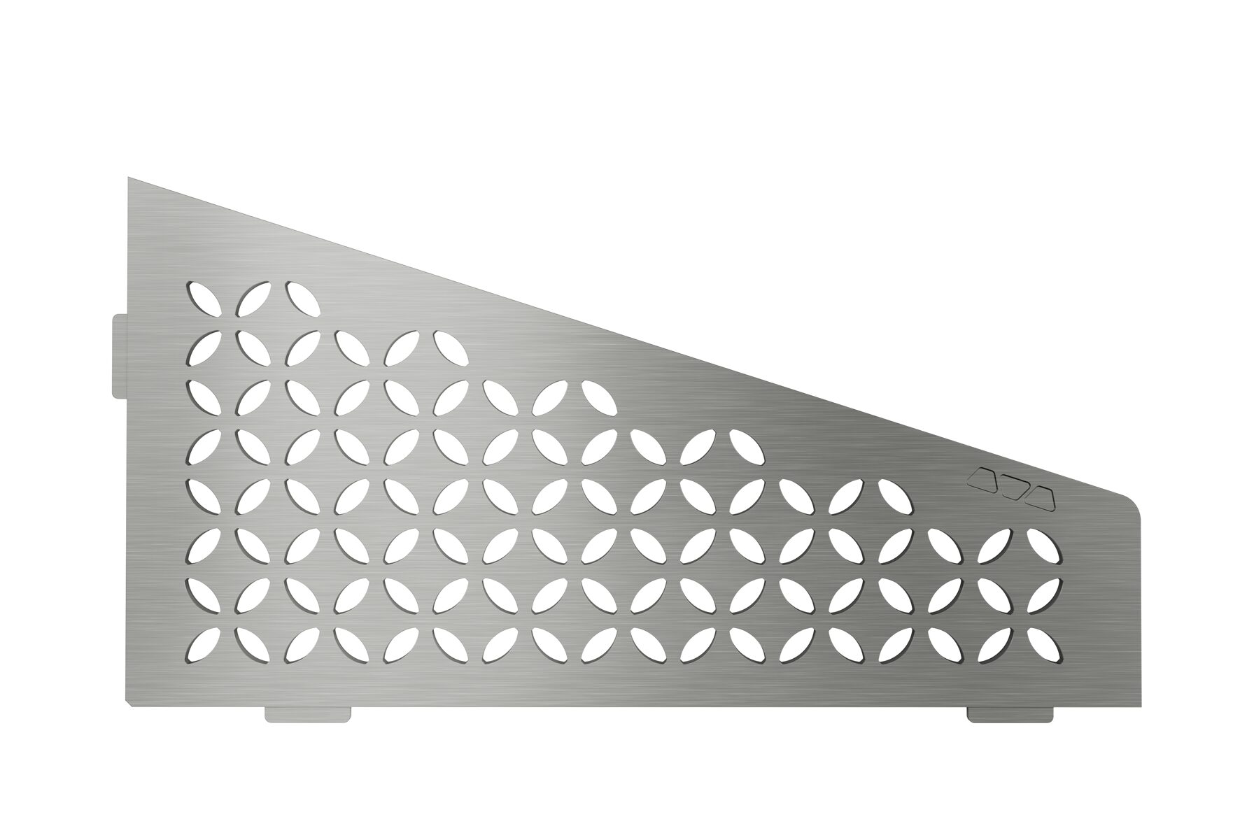 Schlüter SES3D5EB Duschablage 154x295mm Shelf-E-S3 Design Floral edelstahl gebürstet  Schlüter SES3D5EB Duschablage 154x295mm Shelf-E-S3 Design Floral edelstahl gebürstet